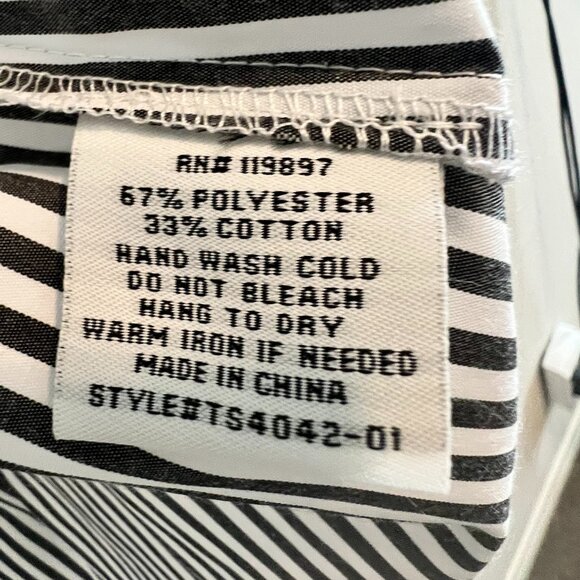 Collective Concepts Gemma Ruffle Sleeve Poplin Shirt - Sz XXL (NWT) - Picture 5 of 6